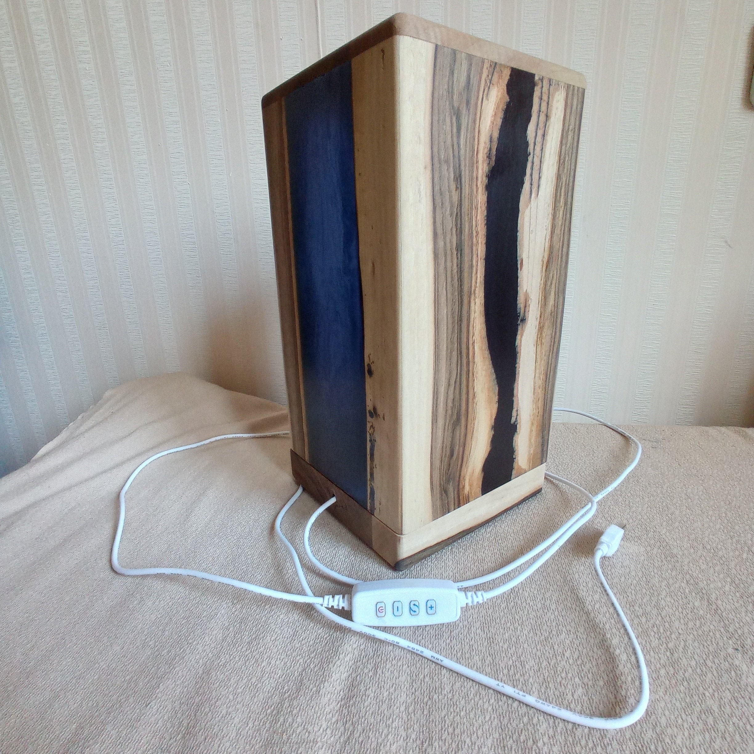 Handcrafted USB Night Light With Lighting Level Control Epoxy Resin ...
