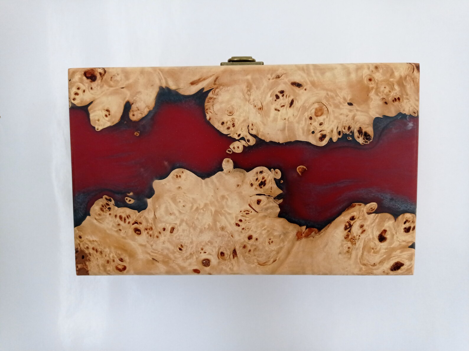 Mini bar de madera y resina burl para botellas de 50ml. | Etsy