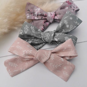 Hair clip bow / hair clip / hair bow / hair accessory / clip / hair clip / hair clip for children, babies and women made of cotton