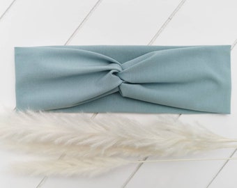 Headband / hair band / wide band / knot bands / headband / bandeau old mint