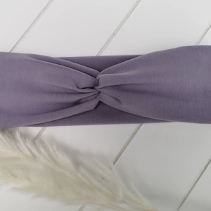 Headband / Hairband / Wide Band / Knotted Bands / Headband /Bandeau Lavender