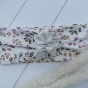 Headband / Hairband / Headband / Bandeau Flowers Volant