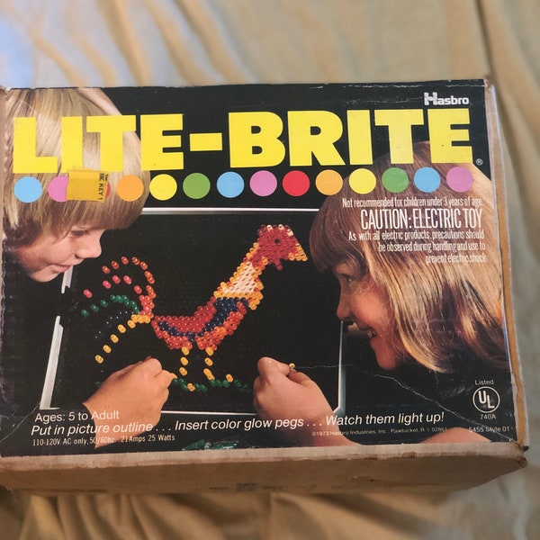 Vintage 1973 Lite Brite by Hasbro