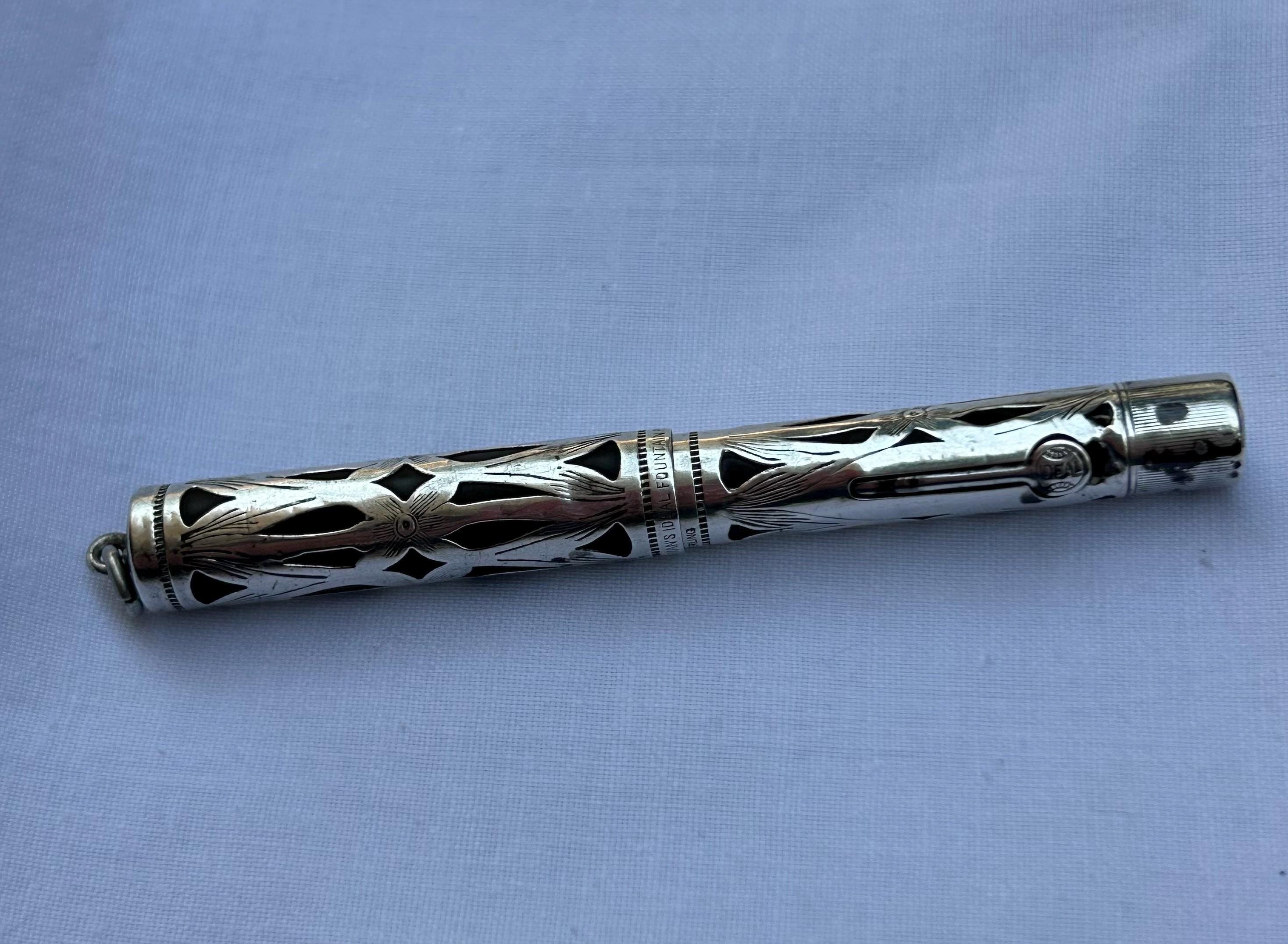 希少 ビンテージ 万年筆 ウェーターマン Waterman 452 VTG Waterman Sterling Silver Fountain Pen 452 1/2V | eBay