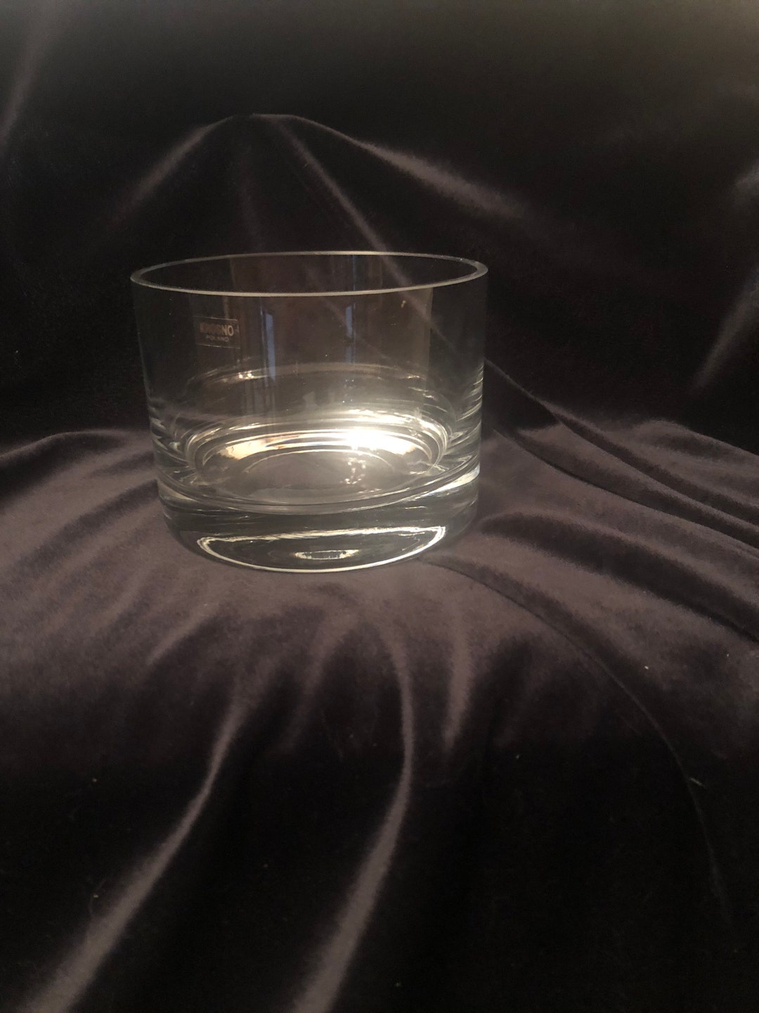 Vintage Krosno Poland Glass Crystal Bowl Etsy