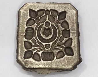 Vintage Jewelry Locket Die Mold Mould hand-engraved on Bronze DIY India SKU ML172