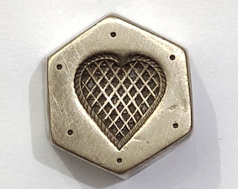 Vintage Jewelry Locket Die Mold Mould hand-engraved on Bronze DIY India SKU ML172