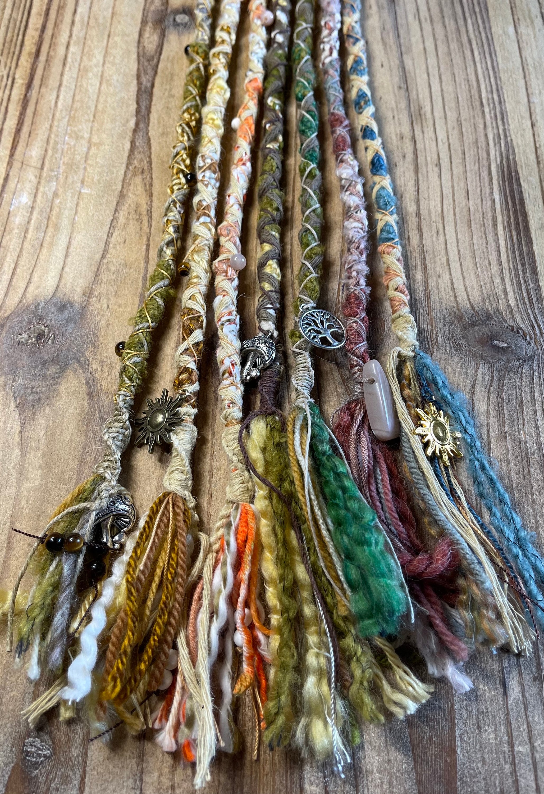 Hair Wrap Macrame Hair Wrap Boho Hair Wrap Extensions Yarn