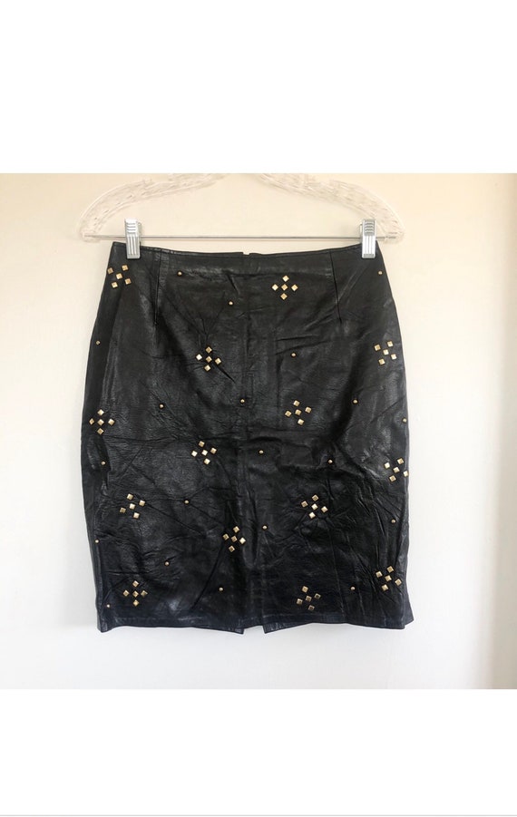 Vintage 90s leather pencil Gem