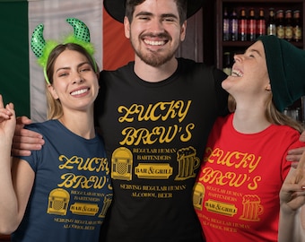 Lucky Brew&#39;s Bar & Grill Shirt/ What We Do In The Shadows Fan Tee