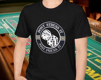 Craps Gambling T-Shirt: Funny Dice Casino Game Tee