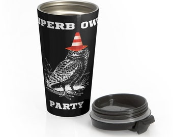Superb Owl Party Tumbler - What We Do In The Shadows Inspired Stainless Steel Mug