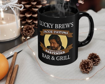 Jackie Daytona Regular Human Bartender Coffee Mug 11oz/ Lucky Brew&#39;s/ What We Do In The Shadows Inspired Mug