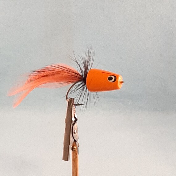 bobber fishing lures Orange Foam Bobber Popper: Bass/pike