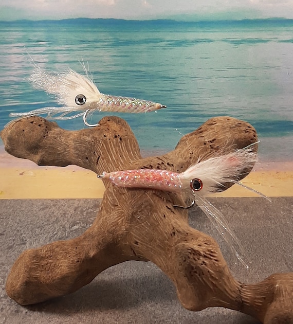 Mesh Tube Squid-albie/striper Fly