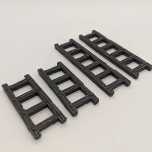 4x Ladders Pack Set | 28mm 1/56 Scale Miniature | DnD Bolt Action D&D RPG Tabletop Wargames | Model Scenery Terrain Scatter UK