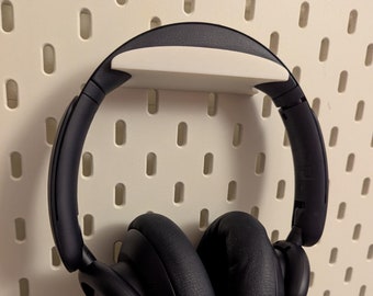 Ikea Skadis Headphone Hanger | Various Colours | Peg Board Accessories for Various Items | Headset Headphones Holder