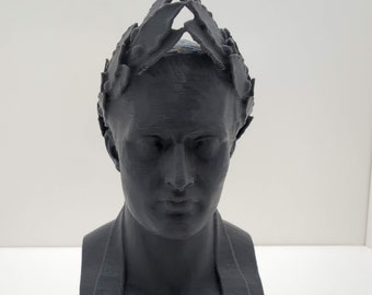 Napolean Bust | Ornament Figure | Paintable Art Model Figurine | Mythical Fantasy Sci-fi | Perfect Unique Geek Gift Him Her 3d