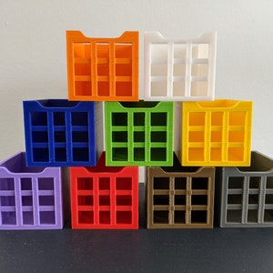 Baskets for Doll Cube Cuboid Cupboards | Shelves Shelving Unit 1/6 Scale | 12" Blythe Furniture Miniature Kawaii Diorama Model Scenery