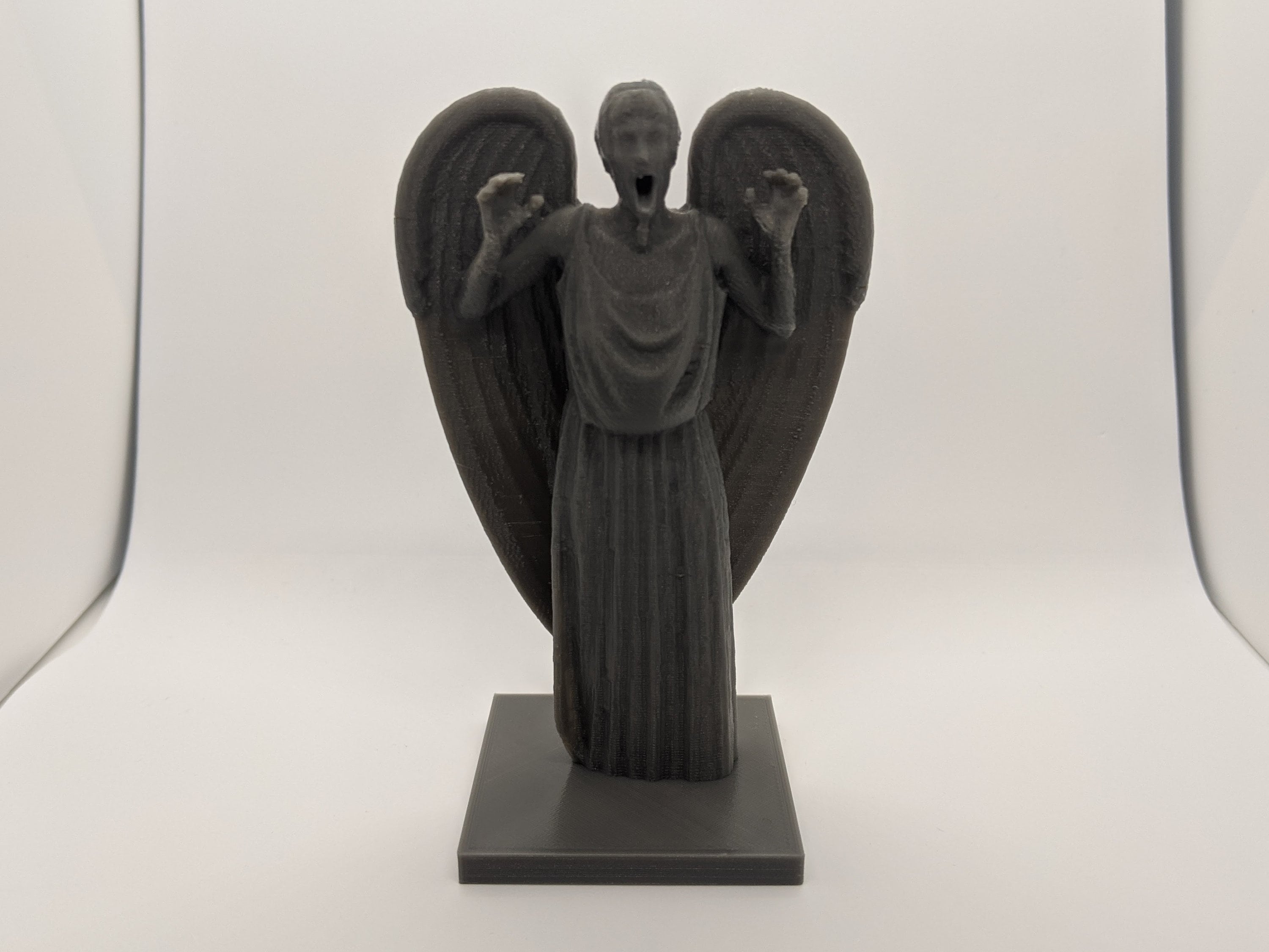 Weeping Angel Model | Mythical Fantasy Sci-fi Prop Replica Paintable Figure | Perfect Geek Figurine Gift for Him Her