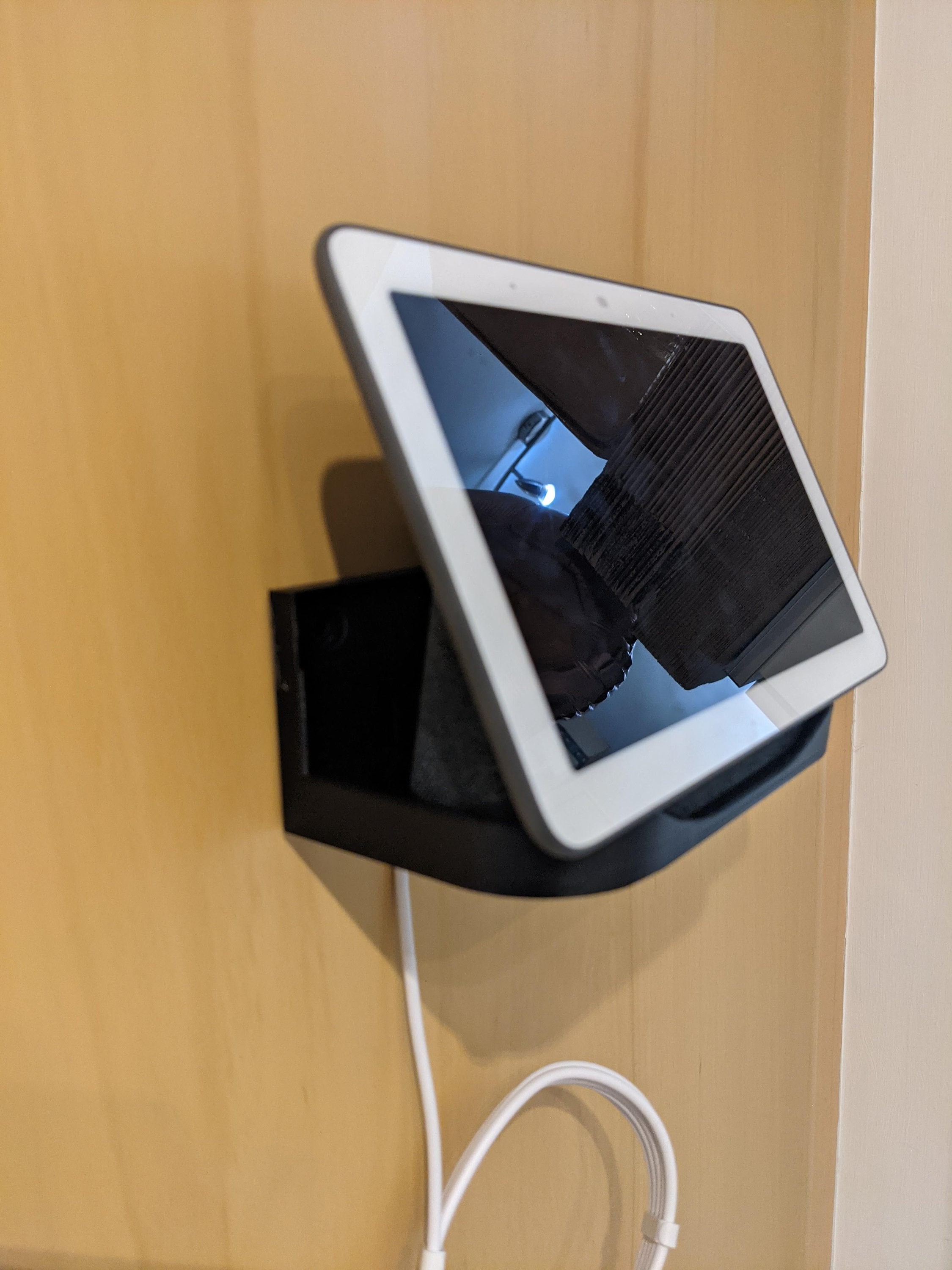 Supporto Da Parete Sottile Per Google Nest Home Hub 1a E 2a Generazione – Funki 3d Made In UK