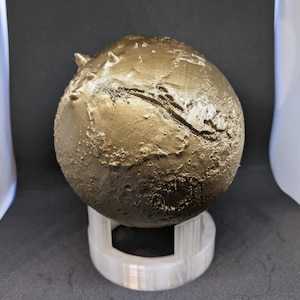 20x Mars Planet Globe with Stand | Ornament Decor Sculpture Miniature 3d Model | Perfect Geek Figurine Gift Him Her
