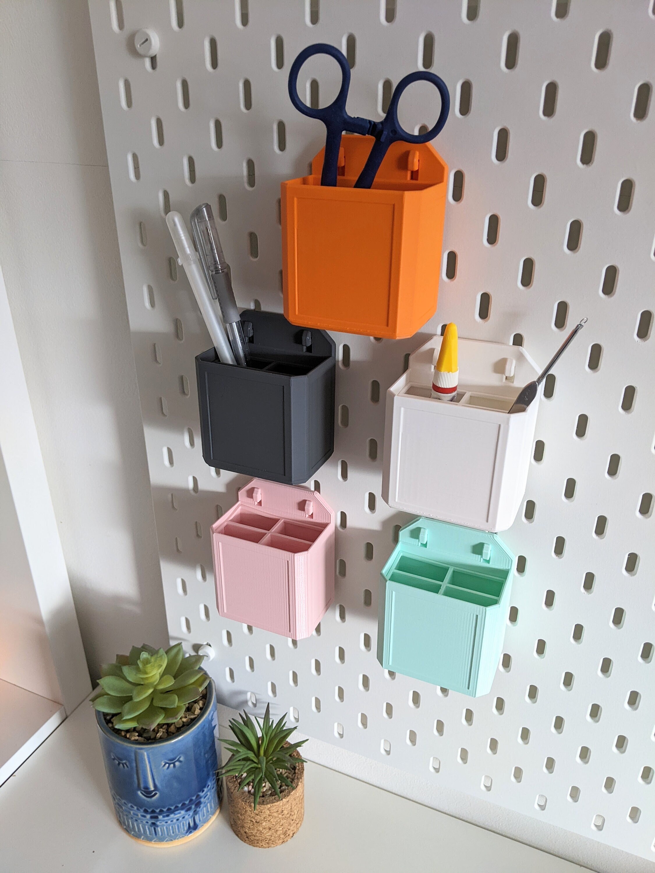 Hobby Storage Ikea Skadis Peg Board Paint Racks Holders for
