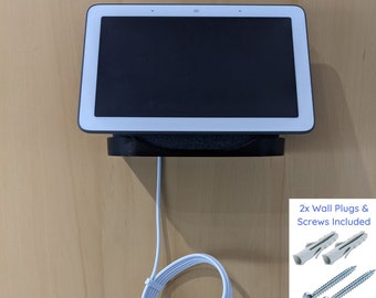 Google Nest Home Hub (1st Gen 2nd Gen) Wall Mount | Sturdy Smart Home Speaker Shelf | L Shaped Holder Caddy Shelf Fixing | 3d Printed PLA