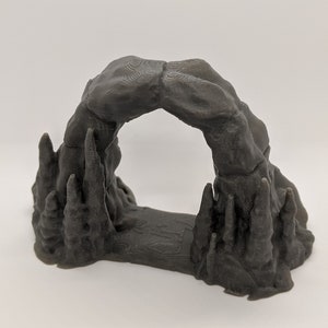 Cave Entrance Model | 28mm 1/56 Scale Miniature DnD Bolt Action | Fantasy RPG Tabletop Wargames | Scenery Terrain Scatter