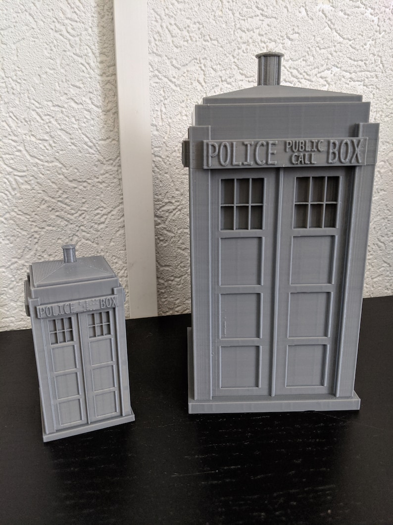 Dr Who Tardis Paintable Model Kit Doctor Who Scifi Prop