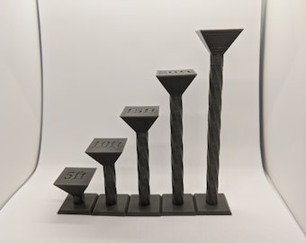 Flight Stands | 28mm 1/56 Scale Miniature DnD Bolt Action | RPG Tabletop Wargames Paintable Model Scenery Terrain Scatter