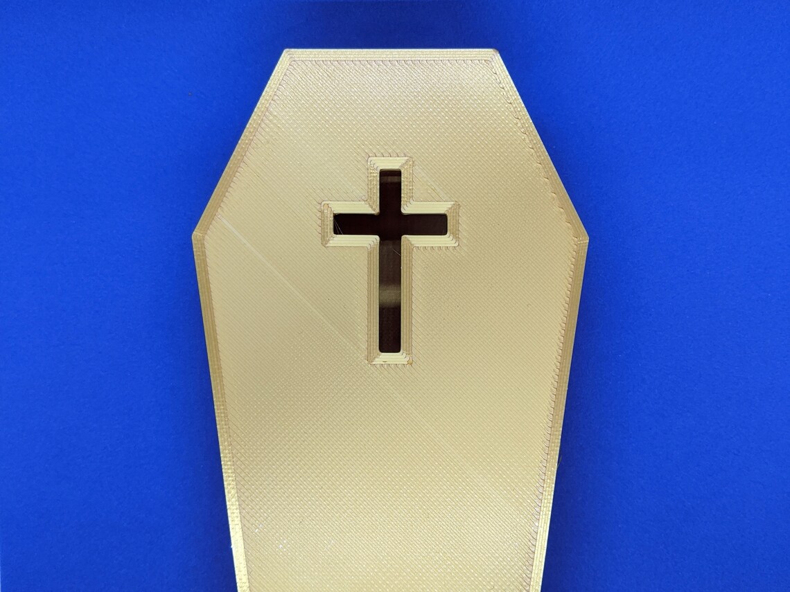 Coffin Shaped Business Cards Holder 85mm X 55mm Custom - Etsy