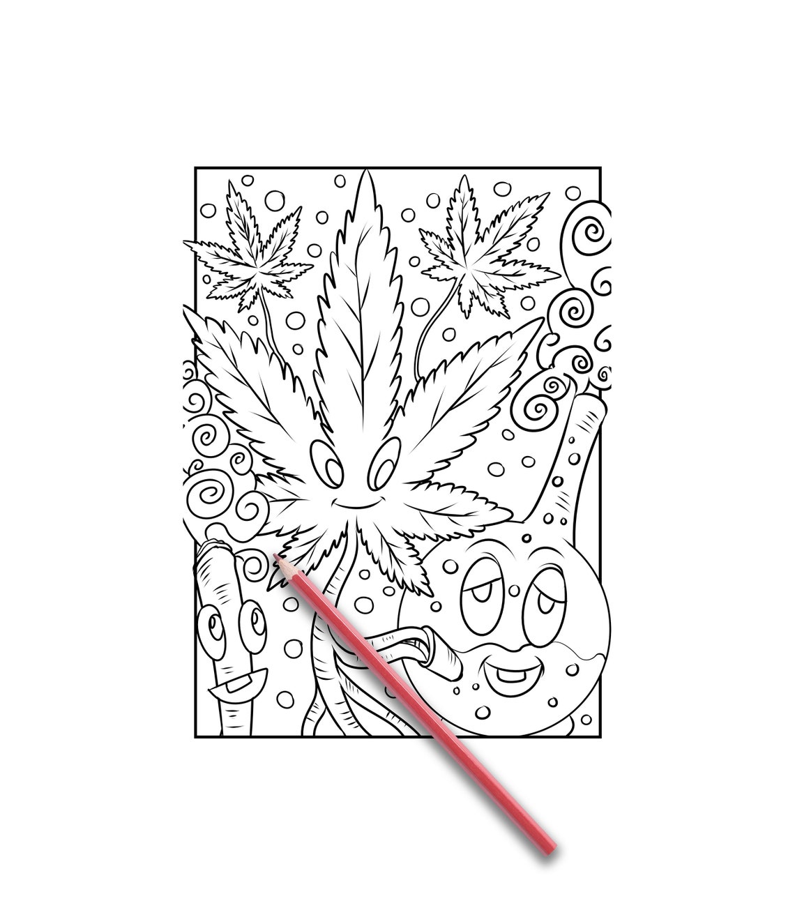 Pothead Printable Stoner Coloring Pages Printable Word Searches