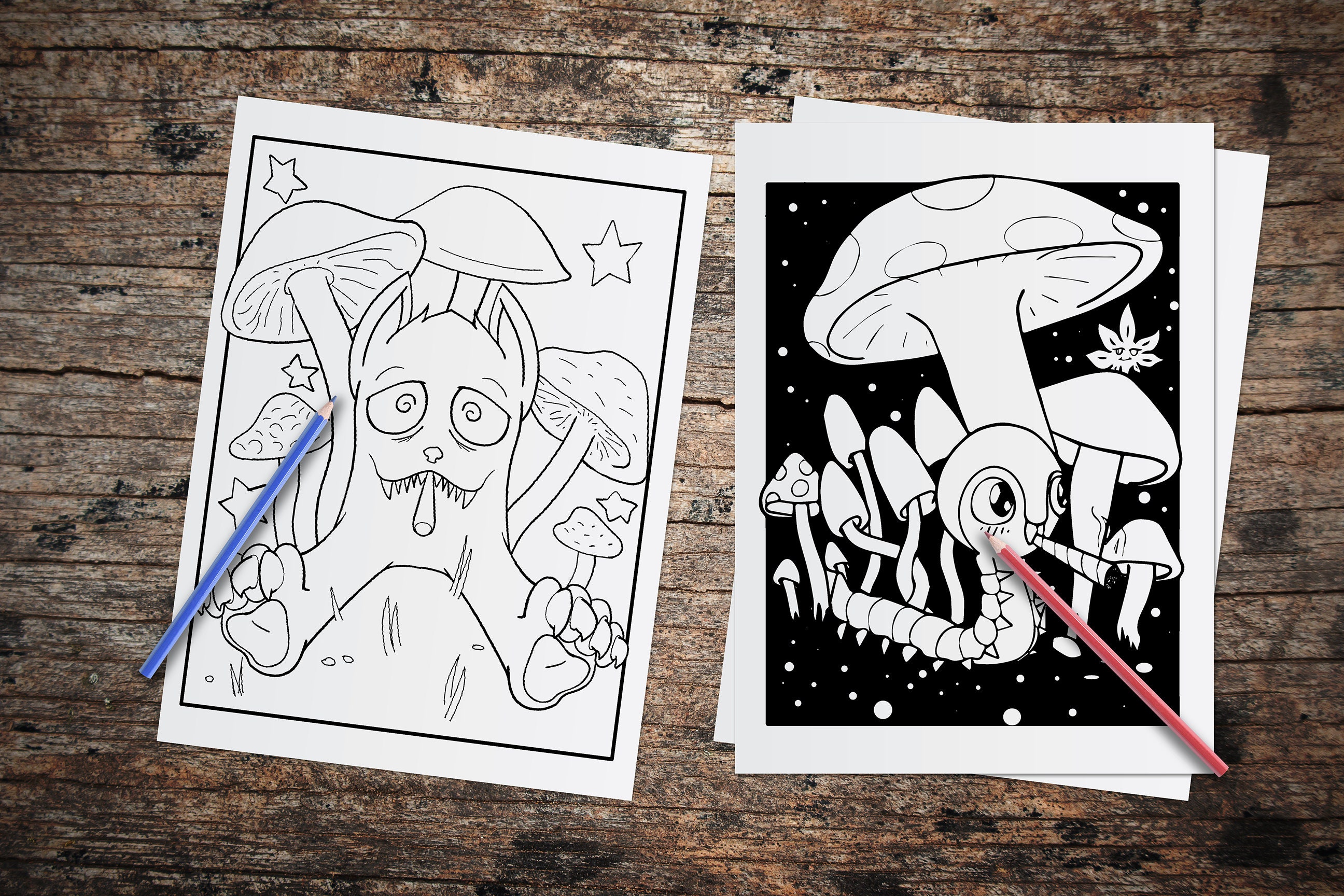 Stoner Coloring Book for Adults: Unleash Your Imagination with High-Vibe Art