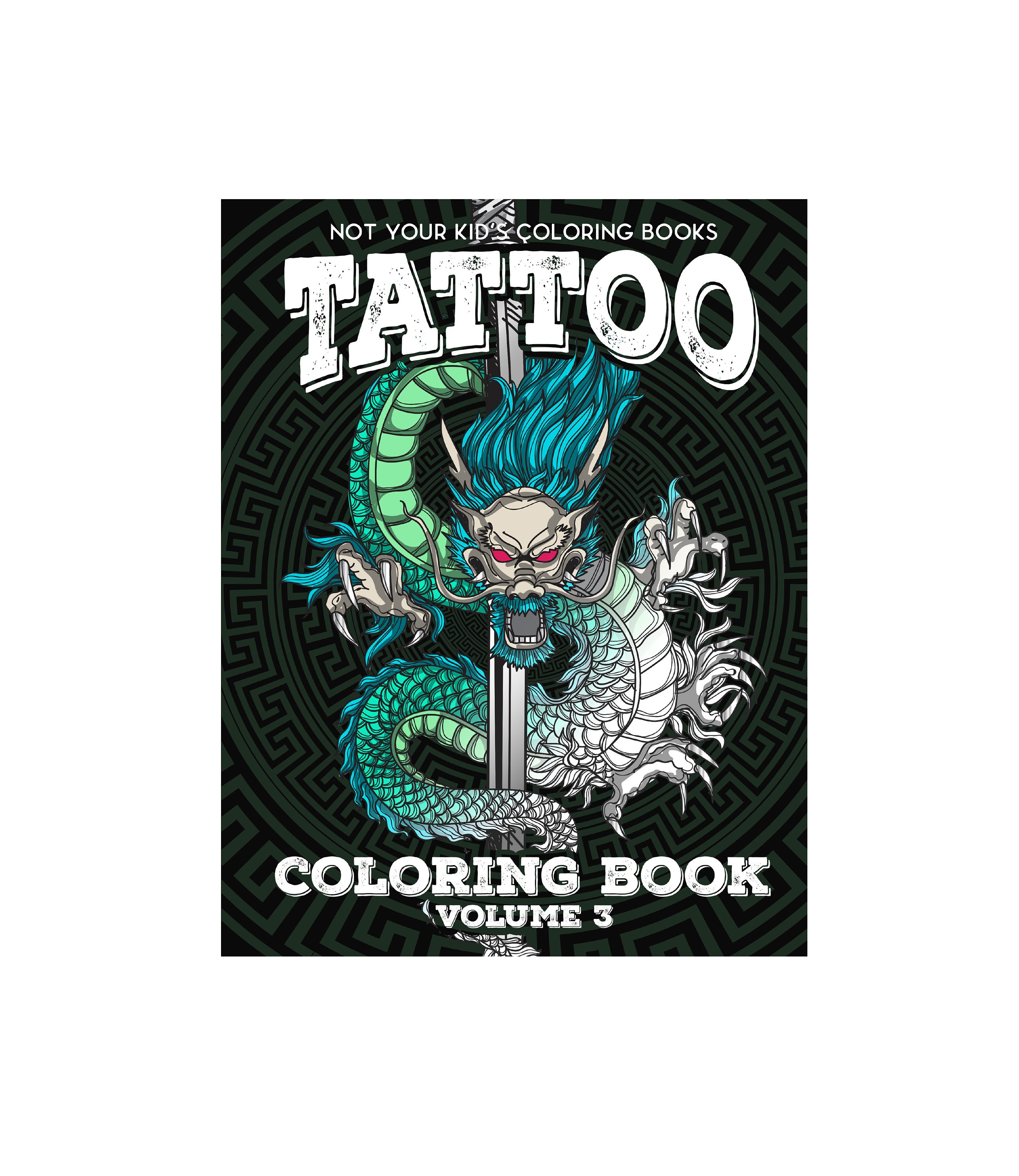 Download Tattoo Coloring Book 3 Adult Coloring Book Filled With Etsy