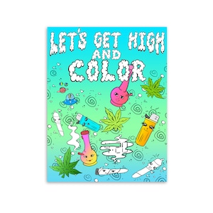 Stoner Coloring Book for Adults Weed Stuff, Pot Head Adult