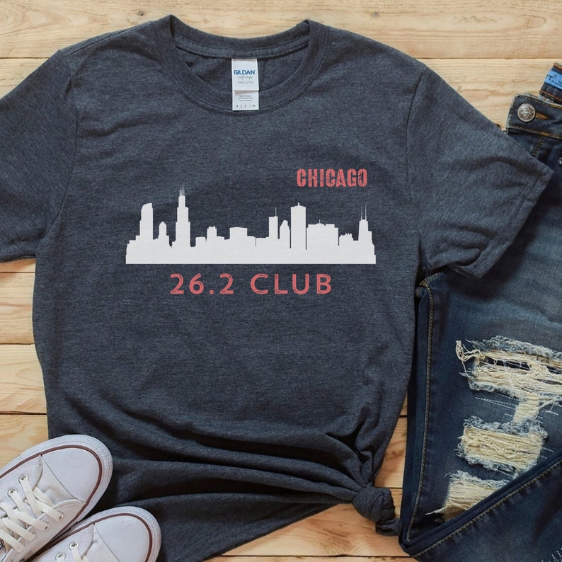 Chicago marathon shirt Chicago Marathon gift for runner 26.2 Etsy