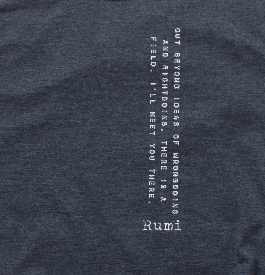 RUMI Shirt Poetry T-shirt Rumi Men's Zen Meditation T | Etsy