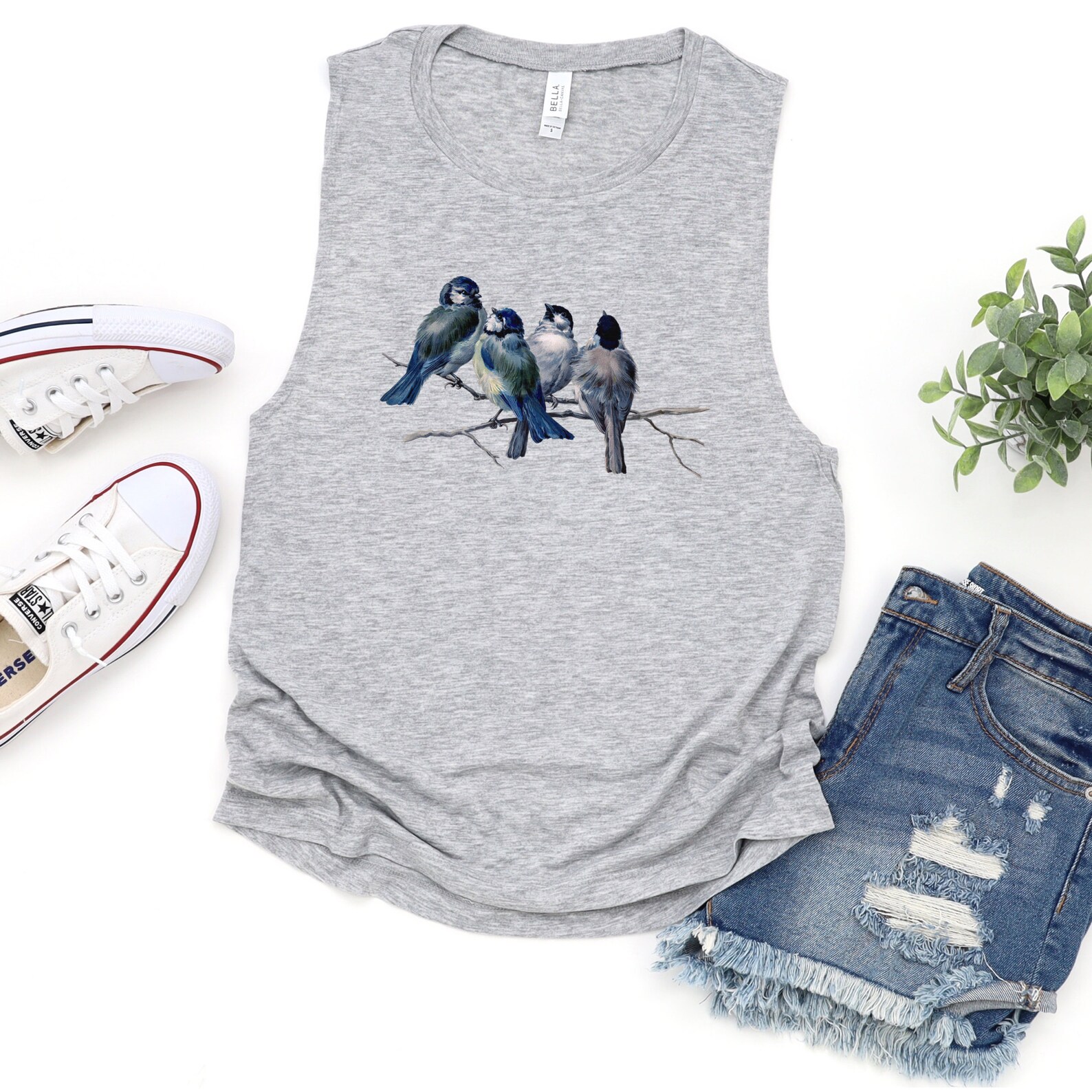 Blue Bird Shirt Blue Bird tank top Bird tshirt Graphic Etsy