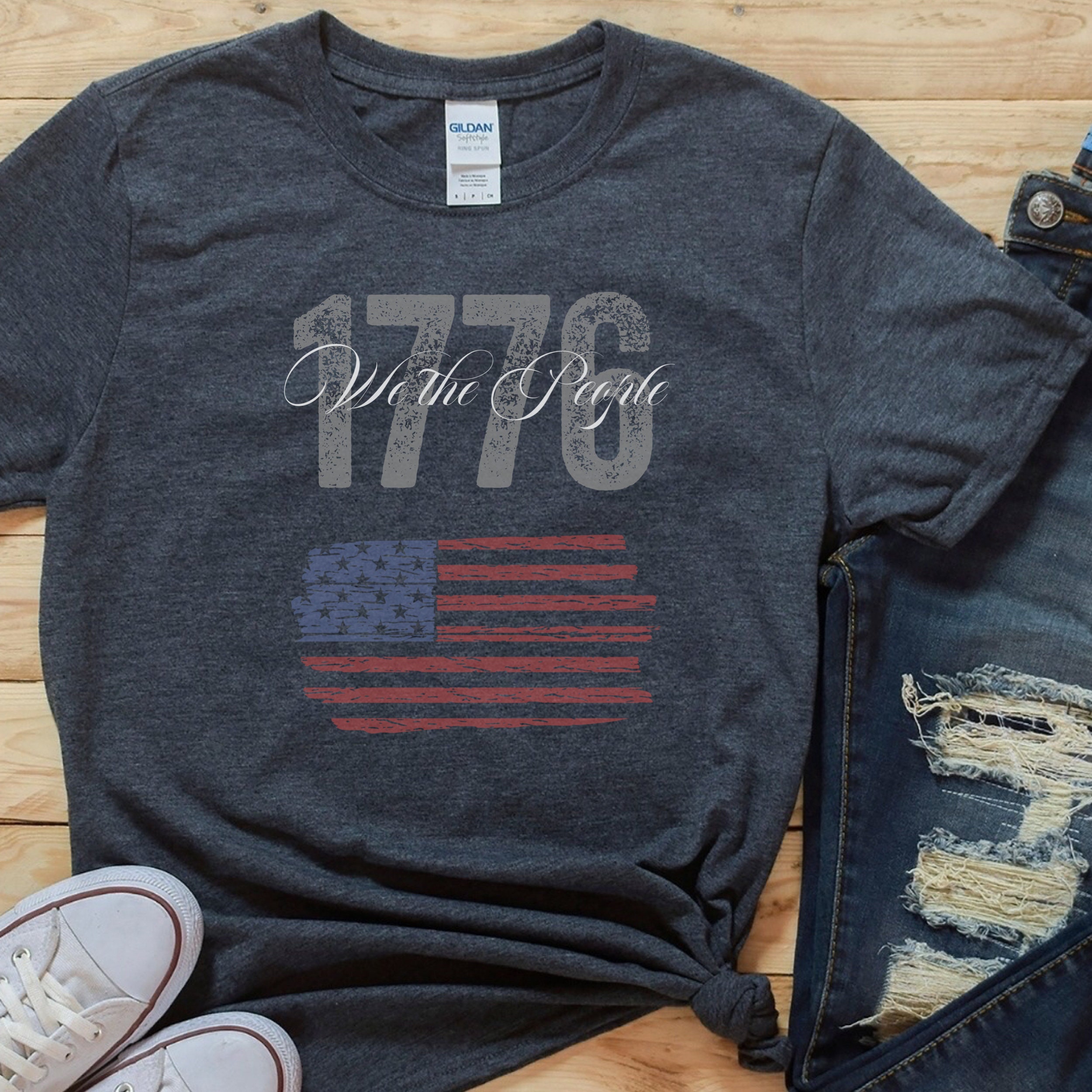 America Est 1776 T-shirt USA Est. 1776 America Tee American | Etsy