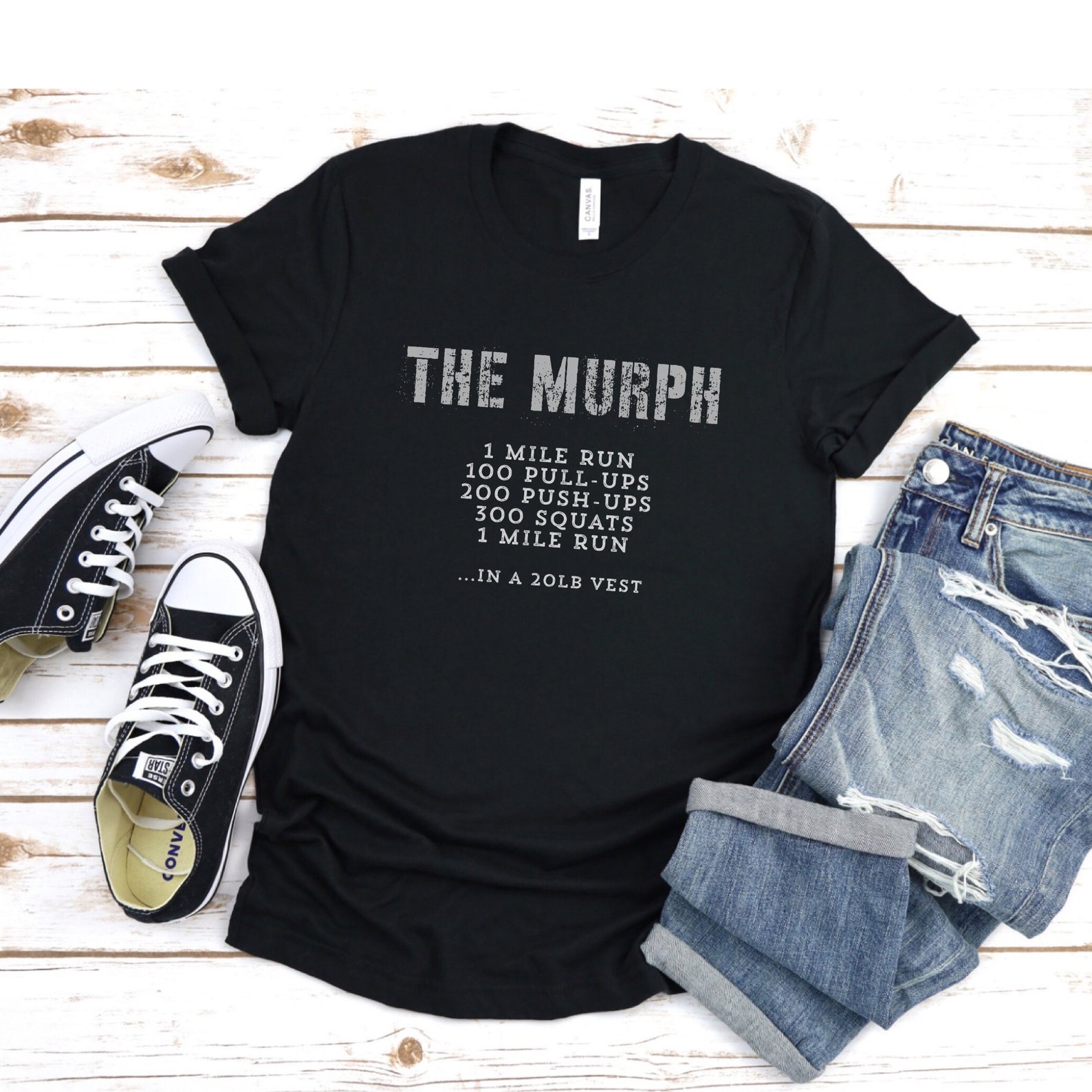 Murph Shirt Workout Tshirt MURPH WOD Tee Hero Workout Etsy