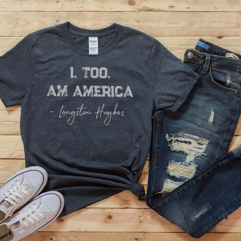 Equality Shirt Equal Rights T-shirt Langston Hughes Quote | Etsy