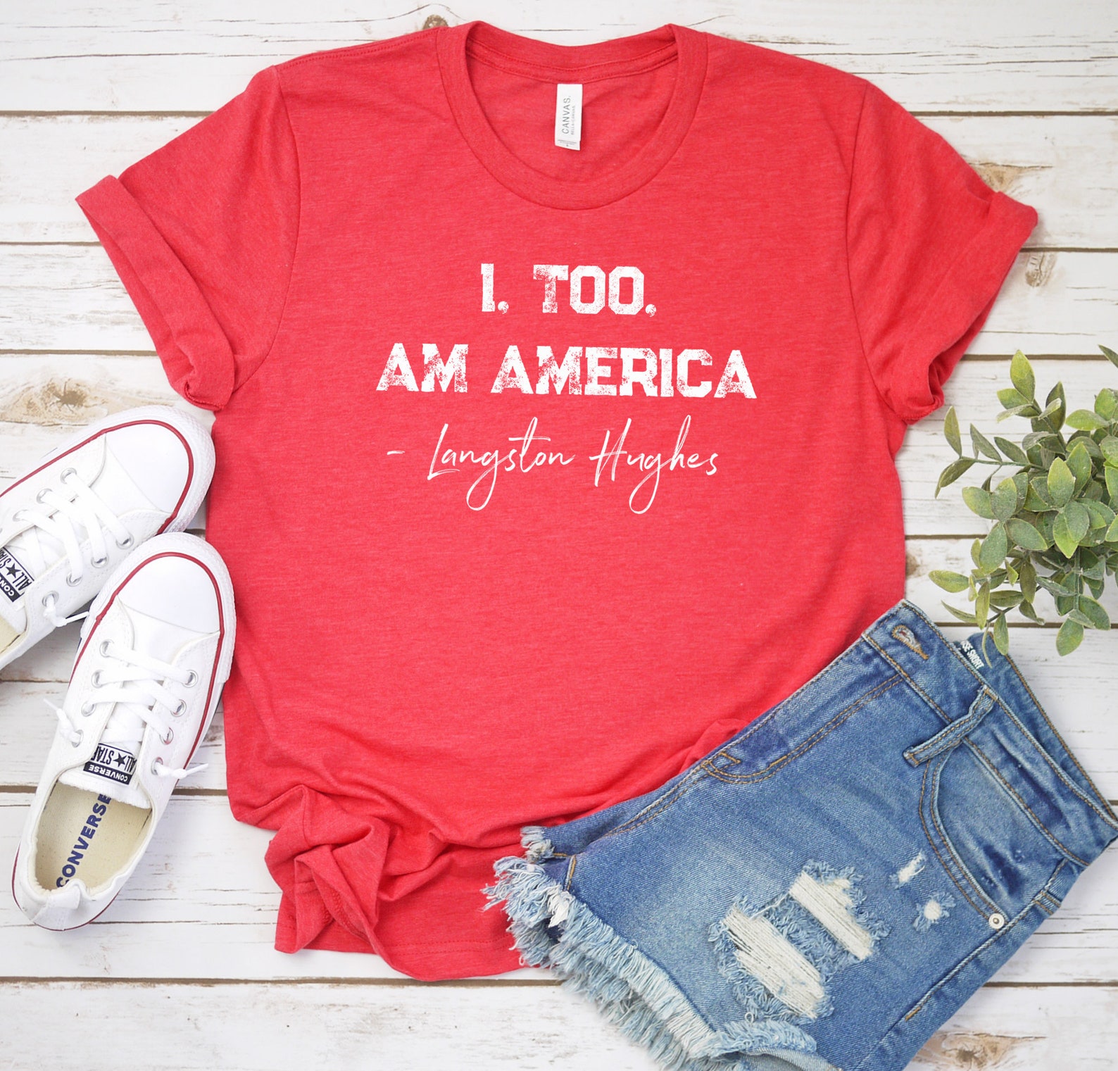 Equality Shirt Equal Rights Tshirt Langston Hughes Quote Etsy