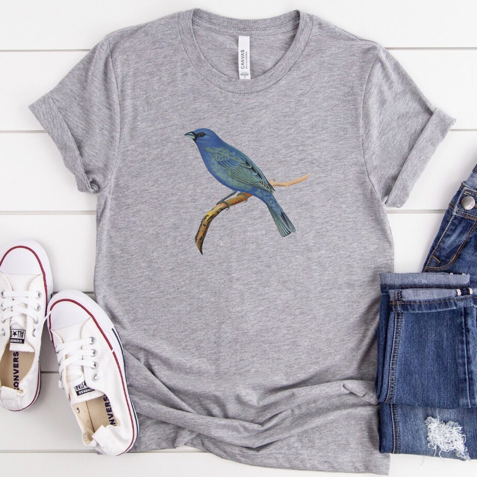 Blue Bird Shirt Blue Bird Bird Tshirt Graphic Womens Etsy