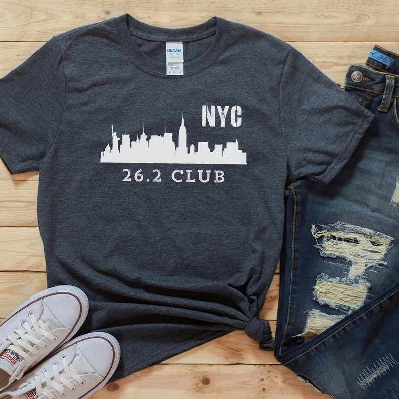 NYC Marathon Shirt New York City Marathon Tshirt Gift for Etsy