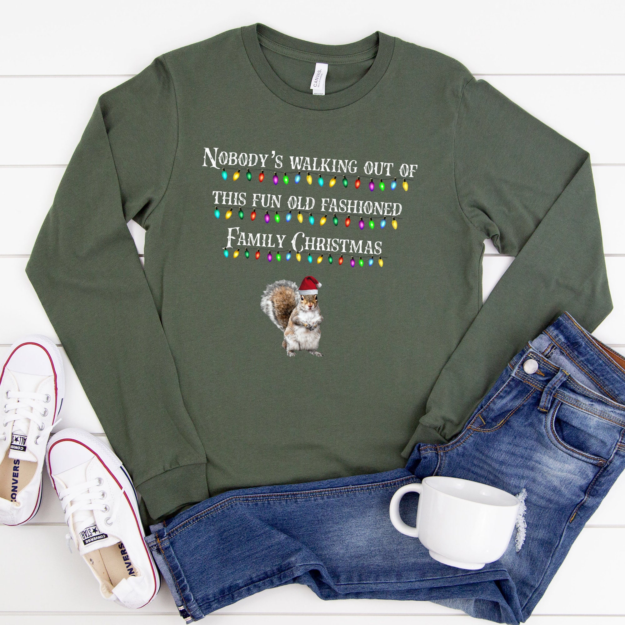 Christmas Vacation Long Sleeve Shirt Funny Christmas Shirt Etsy UK