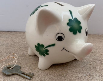 Shamrock Piggy Bank Etsy