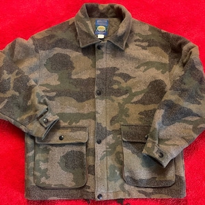 Camo Wool sweather Jacket