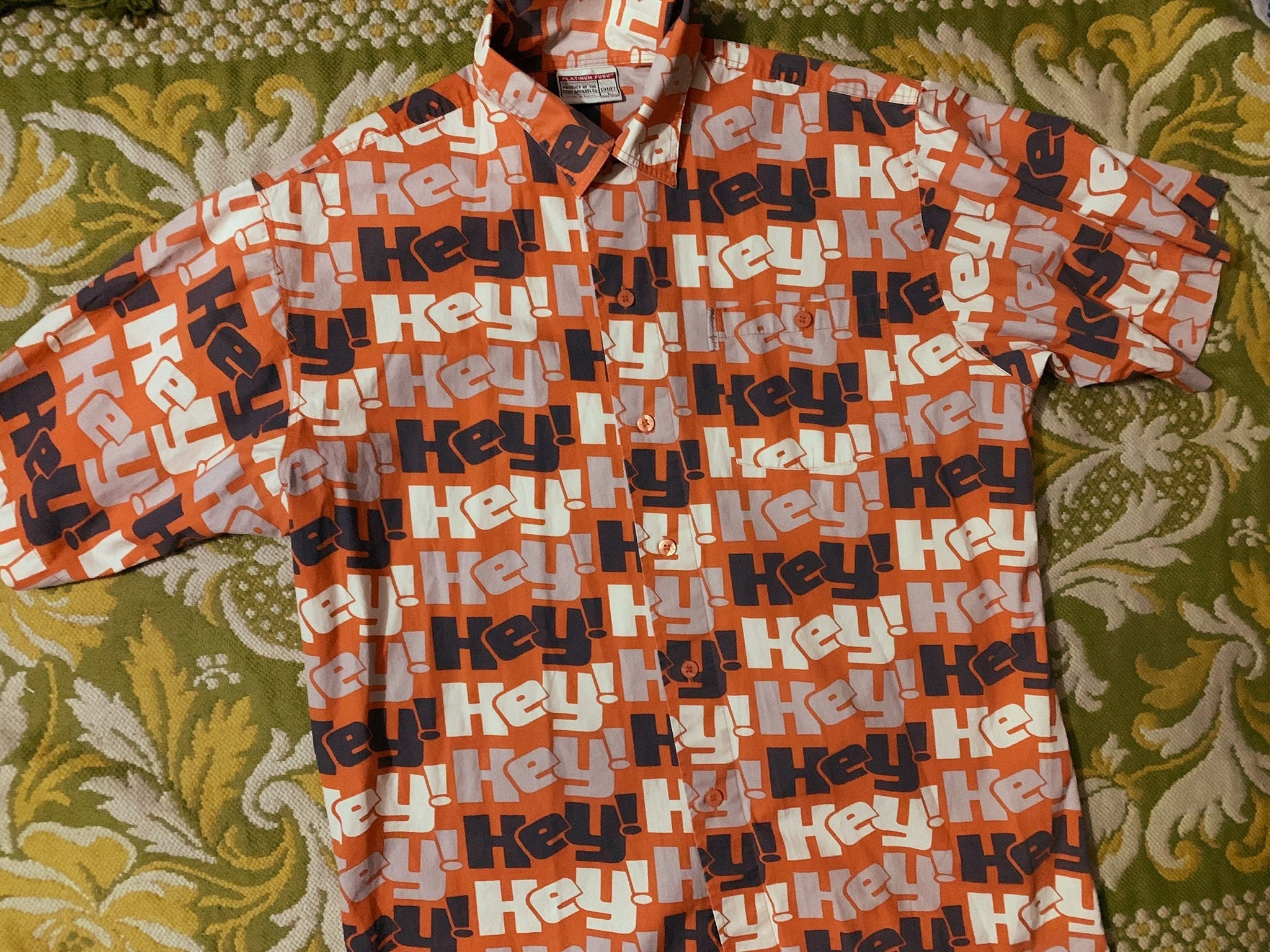 00s初期 Platinum Fubu フットボールゲームシャツ HARLEM Vintage Harlem Globetrotters Button up by Platinum FUBU XL