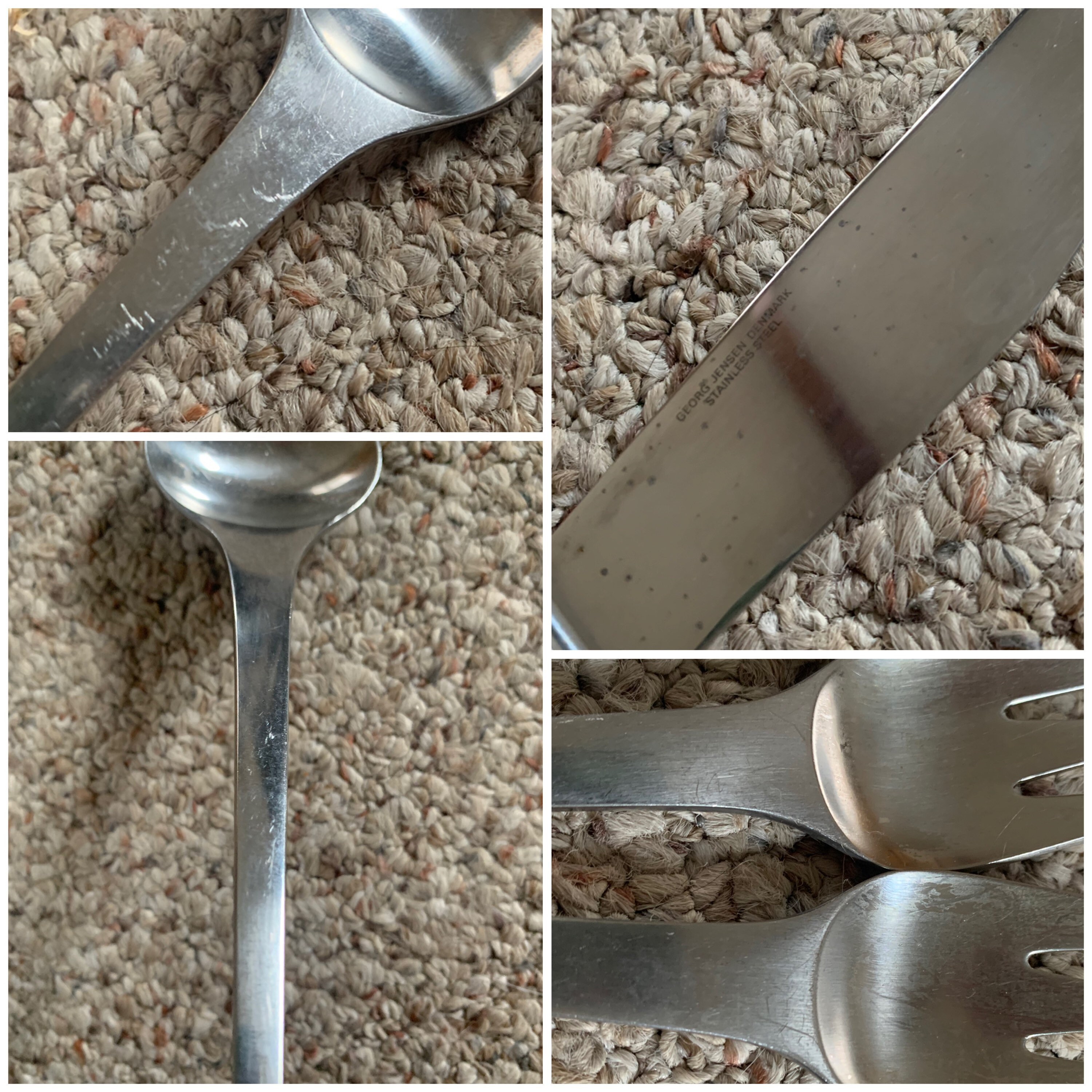 Rare 18 Piece Jensen Caravel Stainless Flatware Set Etsy